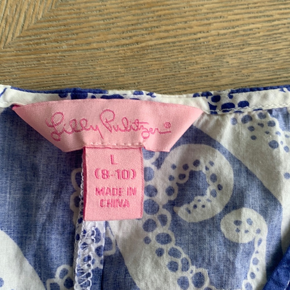 Lily Pulitzer girls octopus swim cover up